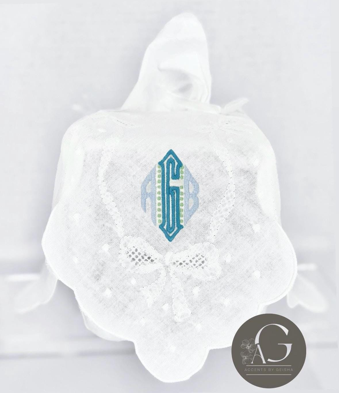 Linen tissue cover hostess gift Bath linens personalized linen Tissue holder embroidered tissue cover monogrammed linens Kleenex cover