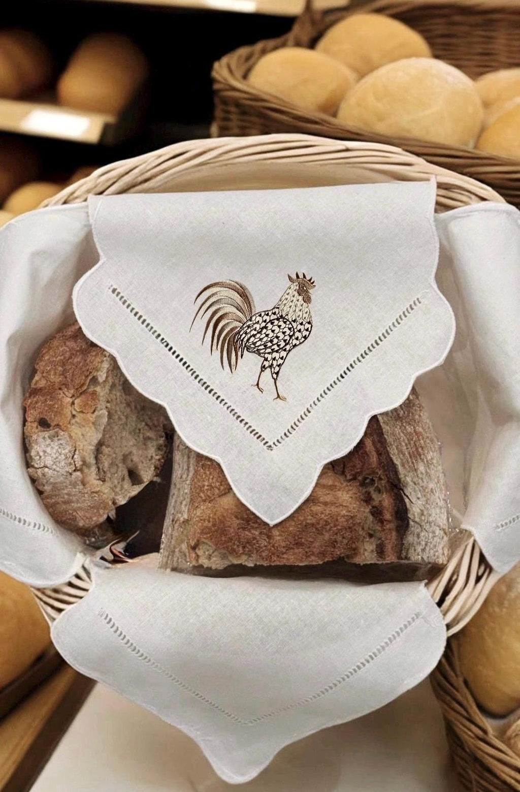 Bread BasketCover linen Bread Napkin Bun Warmer Breadbasket Bread warmer liner Paneras en Lino Gardepain en lin Serviette à pain roll covers