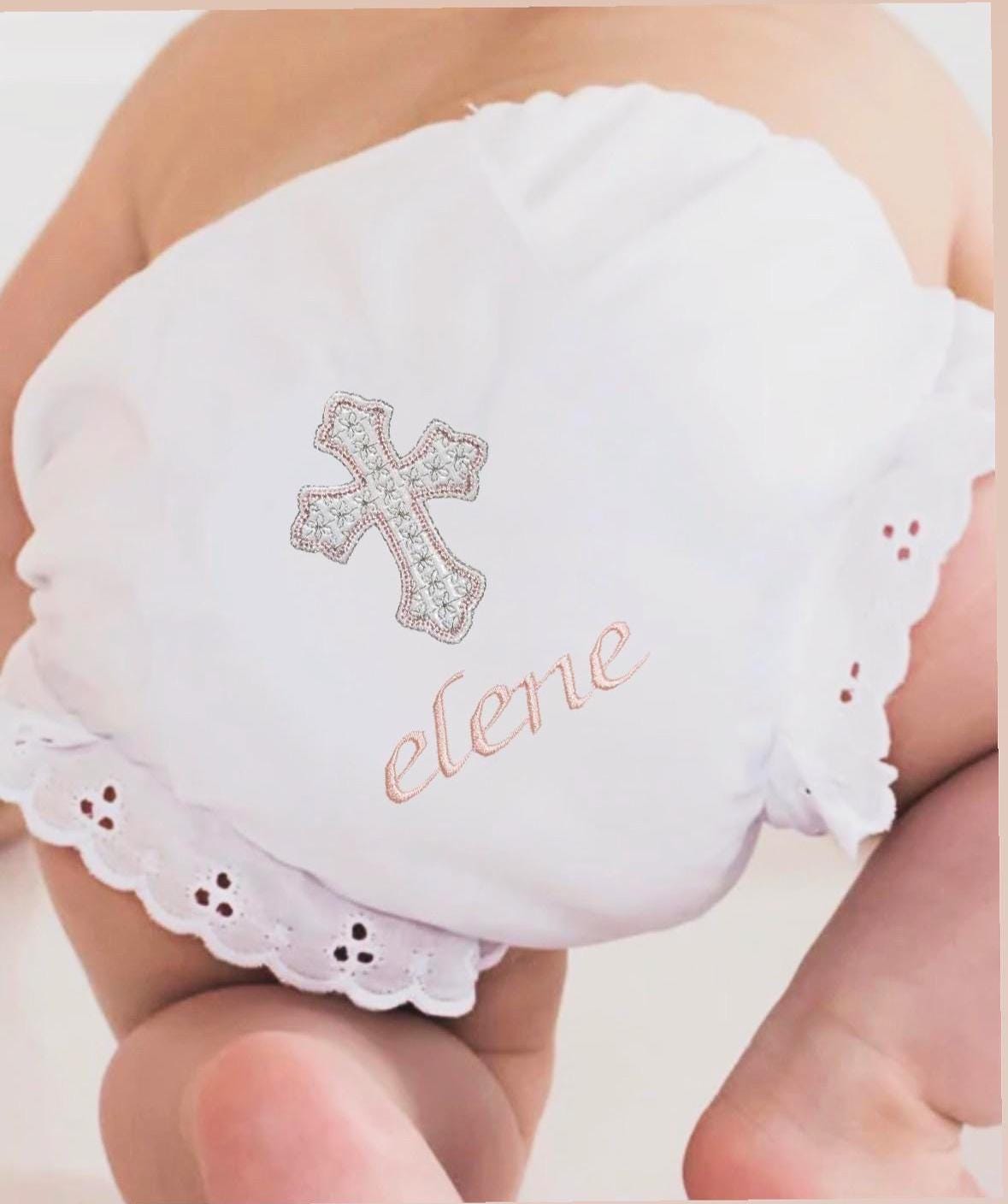 Monogrammed Baby Bloomers Personalized Baby Bloomers Diaper Cover scalloped Monogrammed Baby Diaper Cover