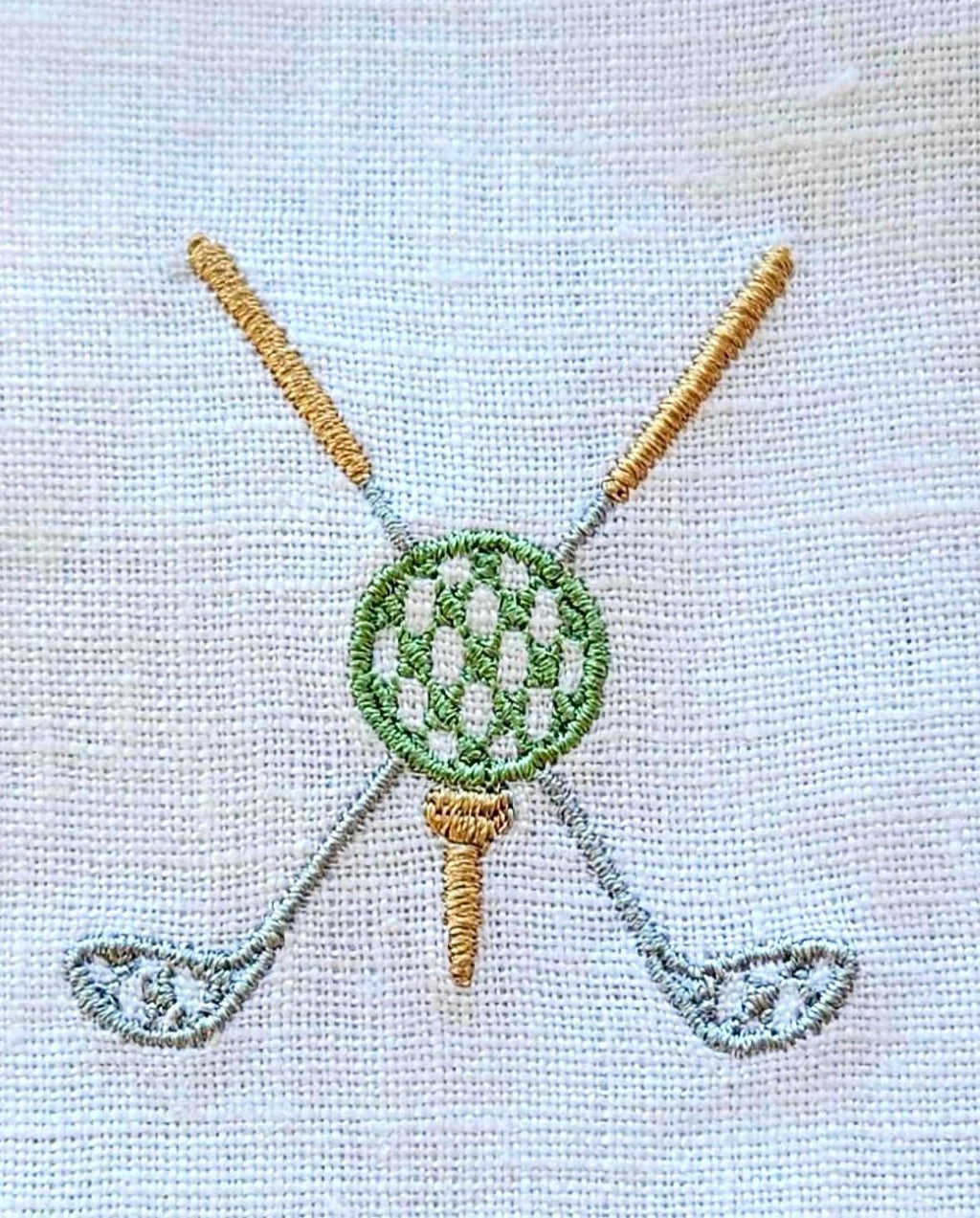 Linen hemstitched Cocktail Napkins Monogram Sports Themed Embroidered Cocktail Napkin Cocktail brodées Serviette en lin Aperitivo coasters
