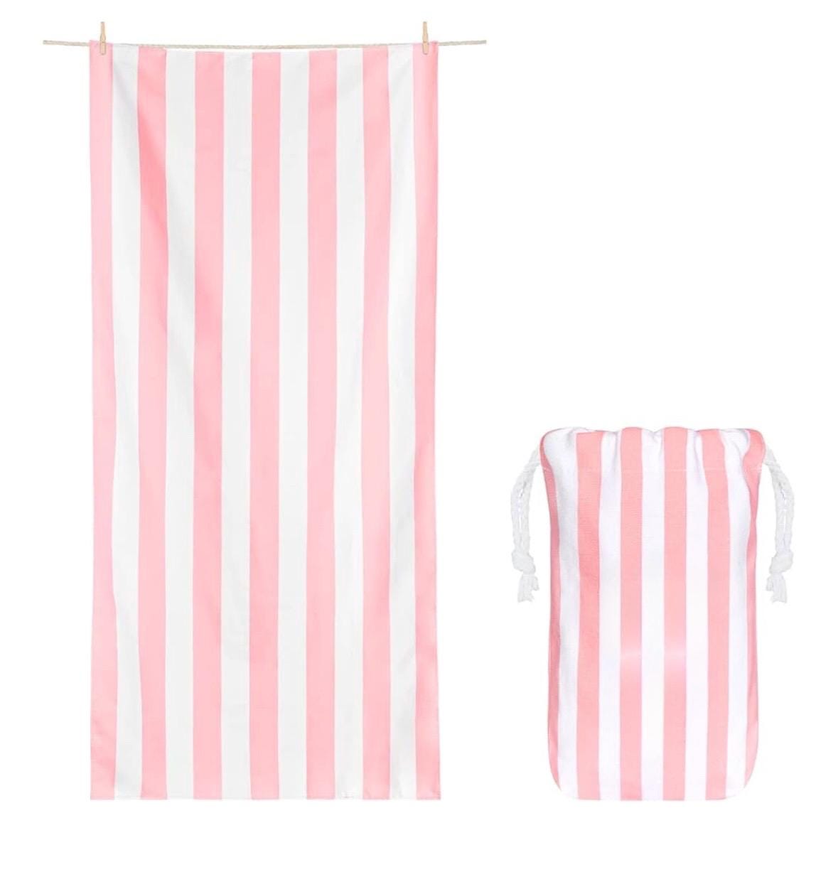 Personalized Quick Dry Beach Towel: Custom Embroidered Pool Towel & Travel Bag