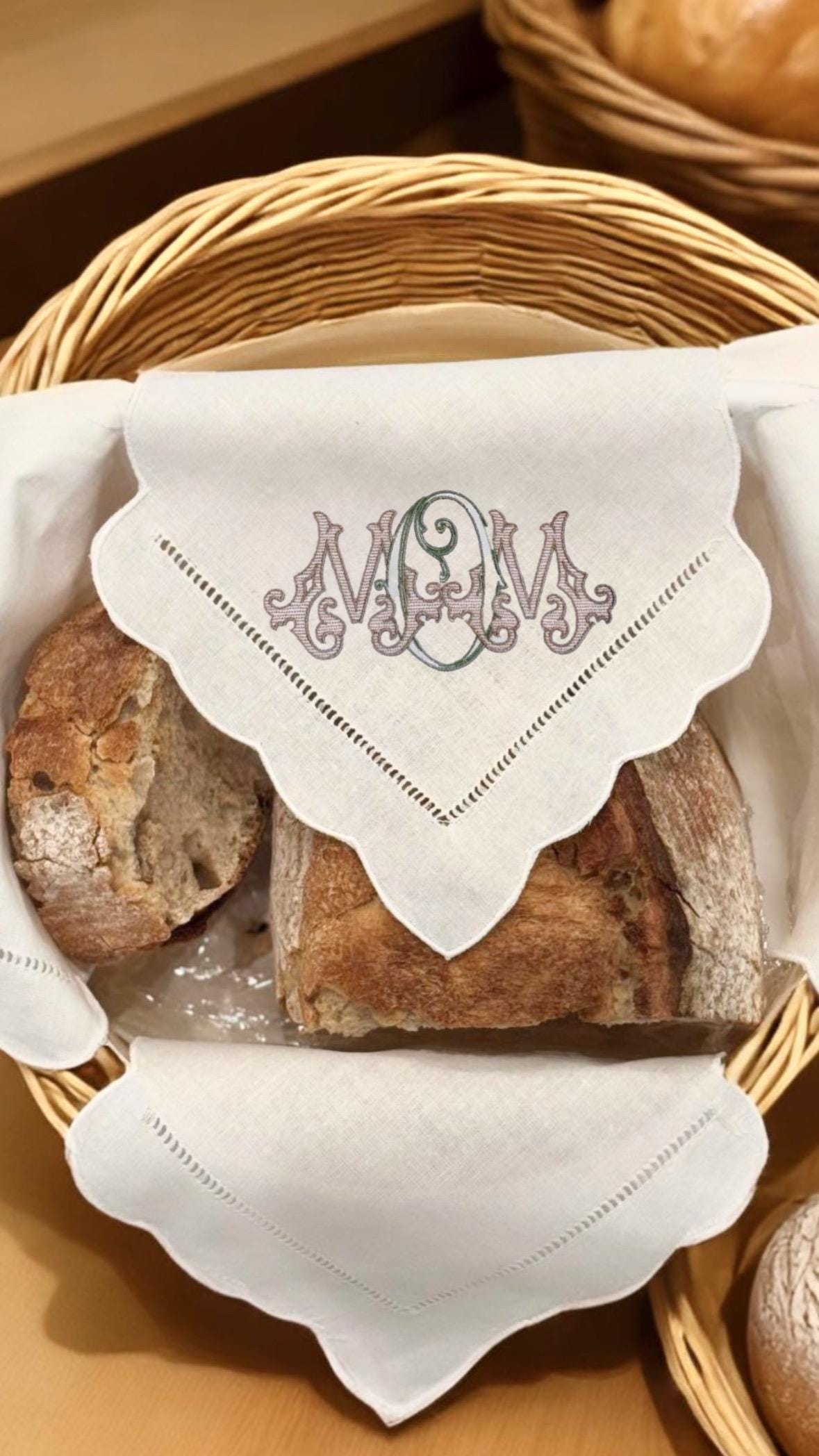 Bread BasketCover linen Bread Napkin Bun Warmer Breadbasket Bread warmer liner Paneras en Lino Gardepain en lin Serviette à pain roll covers