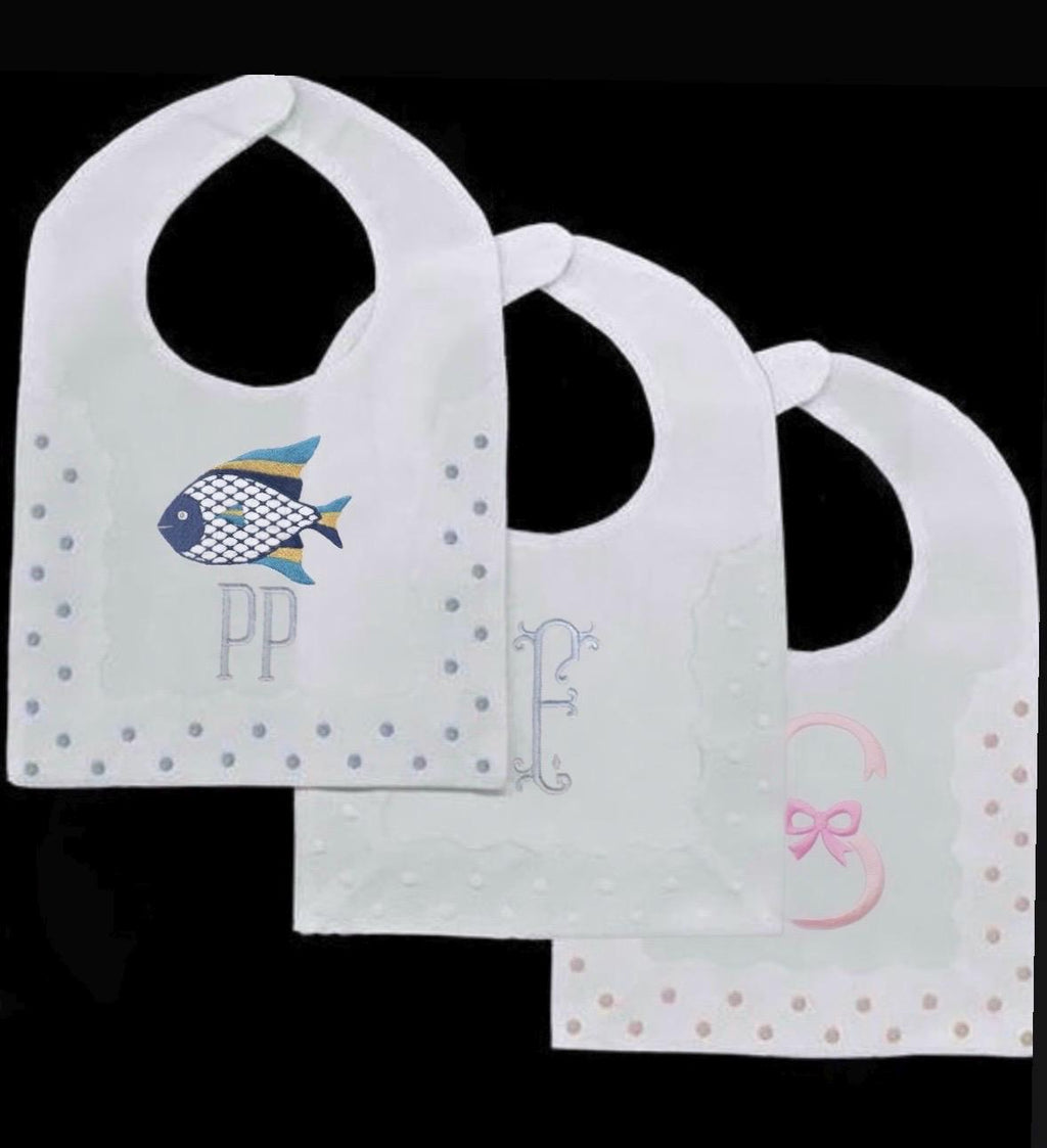 Personalized Baby SwissDot Linen Bib God Child Baby boy bib Baby girl bib square Christening Bib Baptismal first birthday Heirloom Baby bib