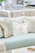 Boudoir pillow Elegant Garland  hemstitched Giglucci Personalized Boudoir Pillow