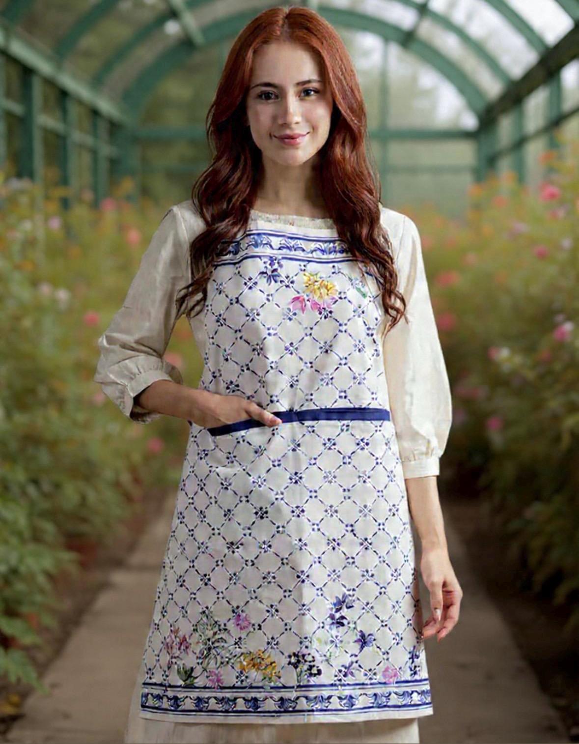 Apron personalized Kitchen cotton Bib teacher Apron unisex custom embroidered