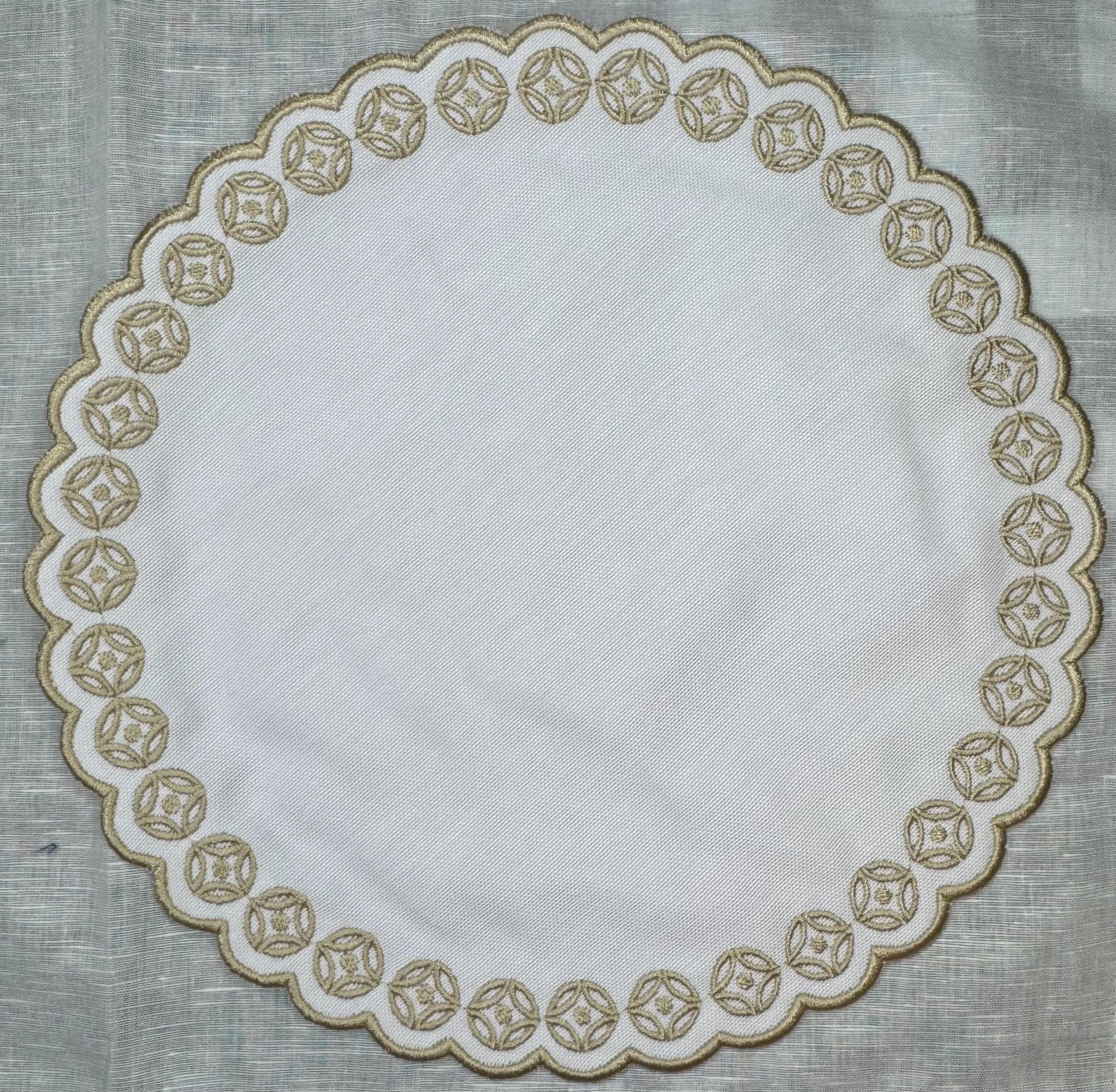 Tray Doily napkin cloth mat drip mat