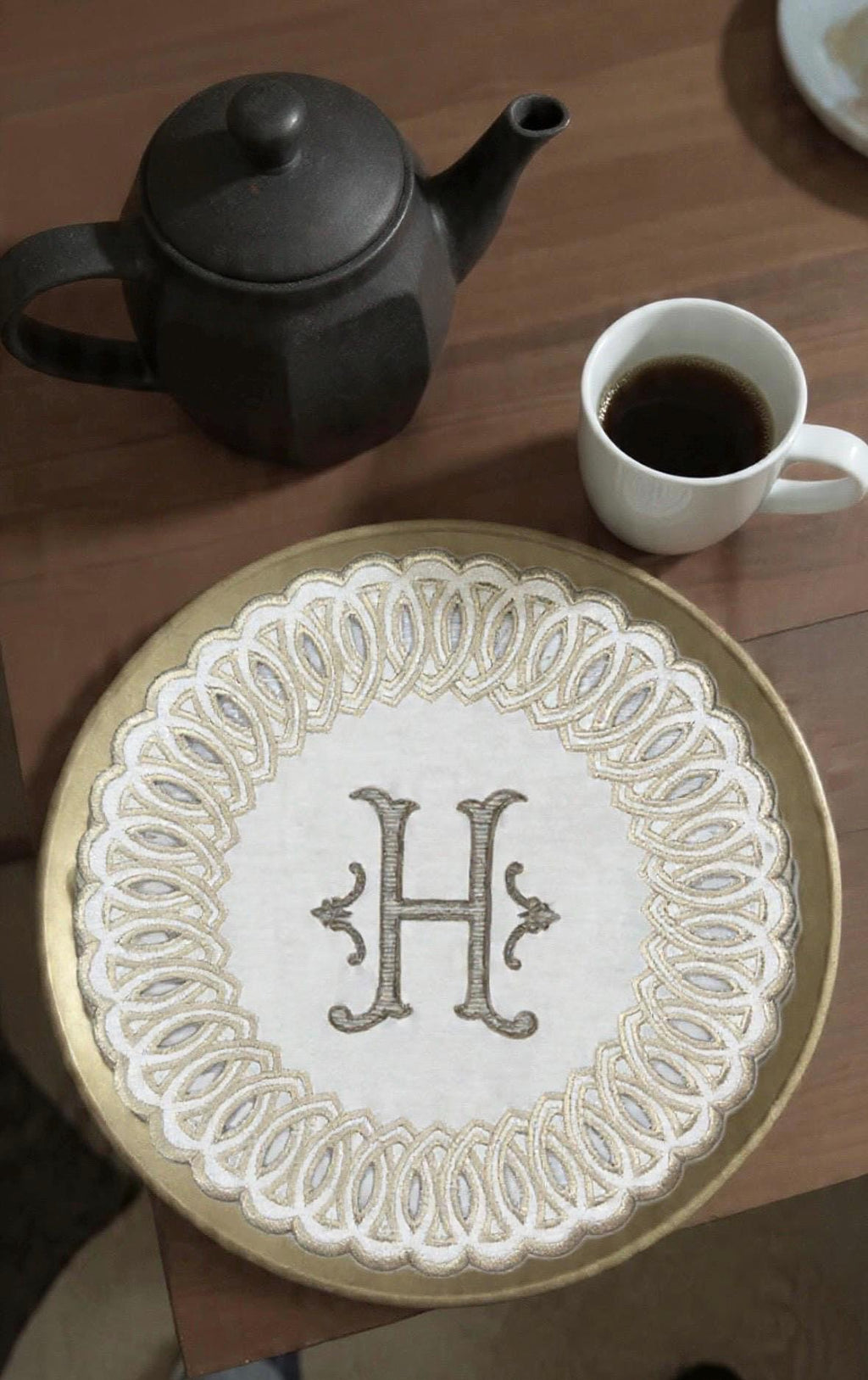 Tray Doily napkin cloth mat drip mat