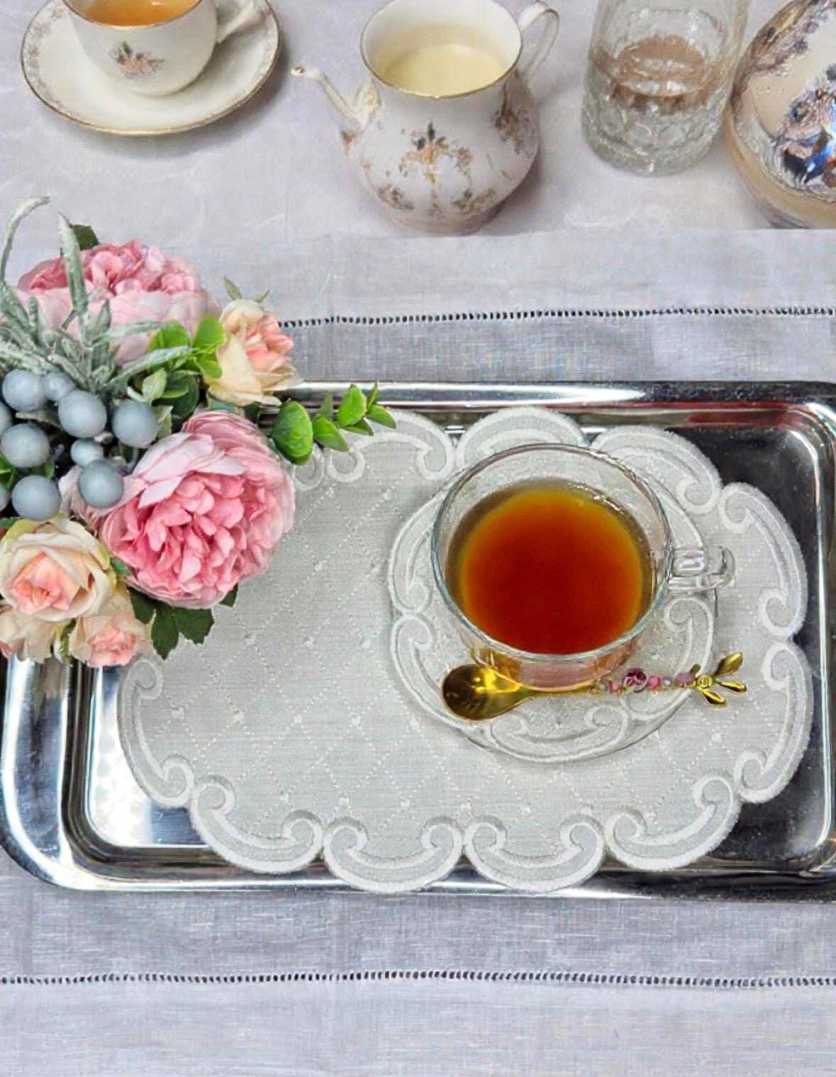 Tray Doily napkin cloth mat drip mat