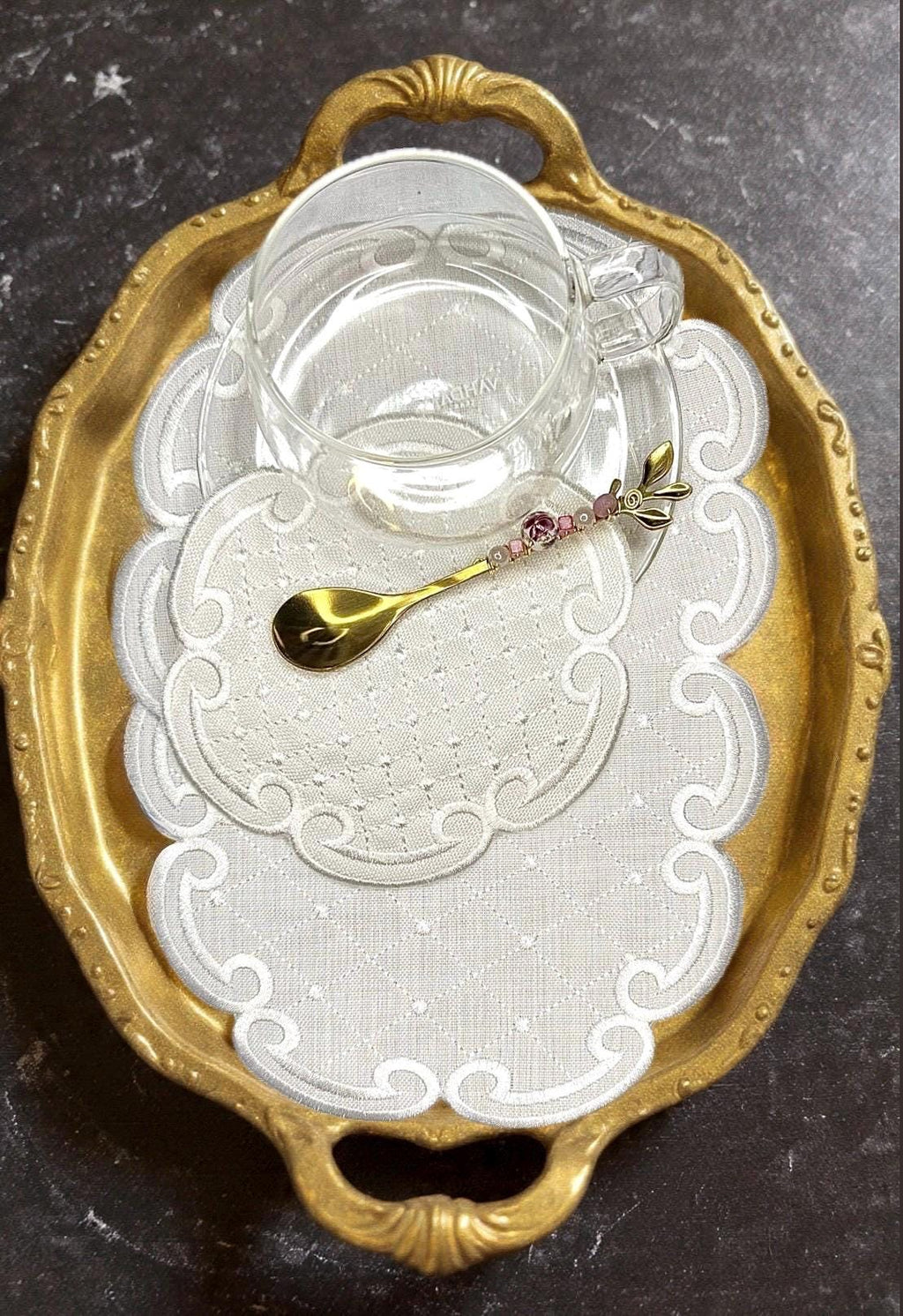 Tray Doily napkin cloth mat drip mat